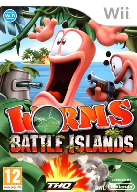 Worms - Battle Islands box cover front